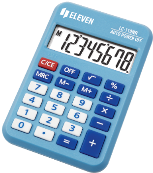 Eleven Kalkulator LC110NR-BLE
