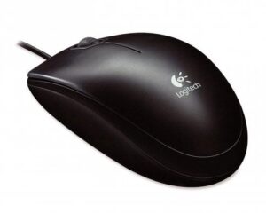 Logitech Mysz B100 optyczna czarna. OEM