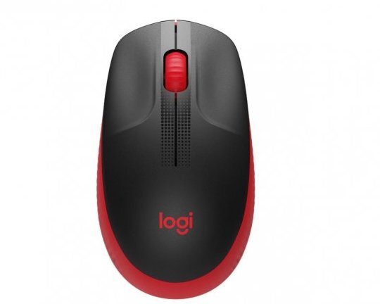 Logitech Mysz M190 czerwona
