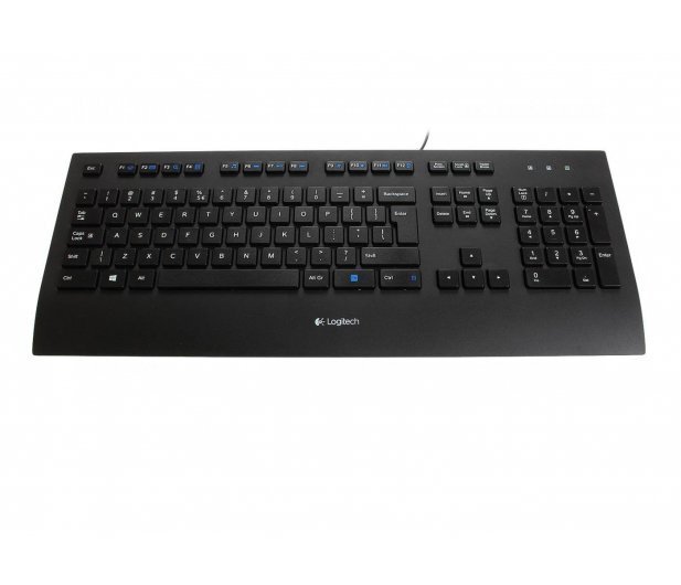 Logitech Klawiatura K280e czarna przewodowa
