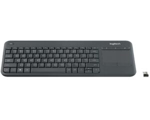 Logitech Klawiatura K400 Plus czarna bezprzewodowa
