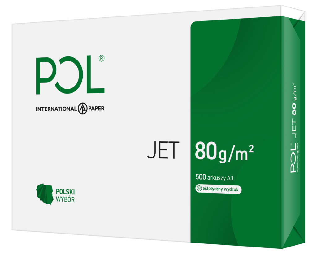 Papier Ksero A3 Poljet 80g 500ark
