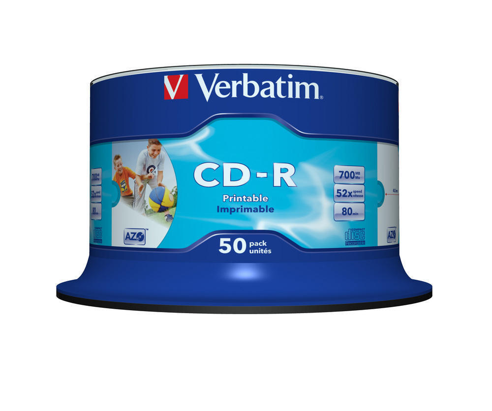 Verbatim CD-R 52x 700MB 50p cake box