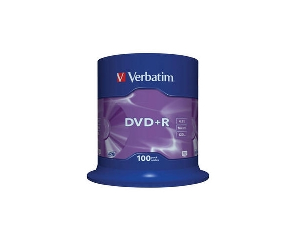 Verbatim DVD+R 16x 4.7GB 100p 43551 sp