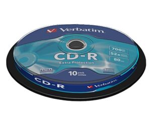 Verbatim CD-R 52x 700MB 10p 43437 cake