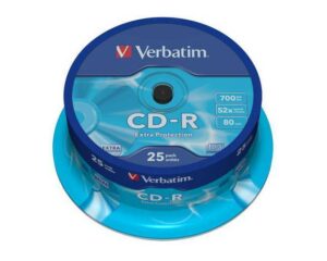 Verbatim CD-R 52x 700MB 25p 43432 cake