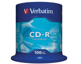 Verbatim CD-R 52x 700MB 100p 43411 cake