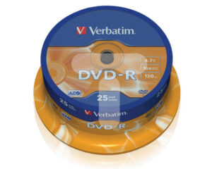 Verbatim DVD-R 16x 4.7GB 25p 43522 cake