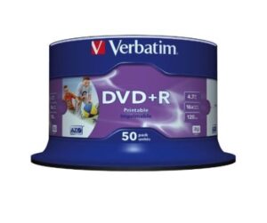 Verbatim DVD+R 16x 4.7GB 50p 43512 cake