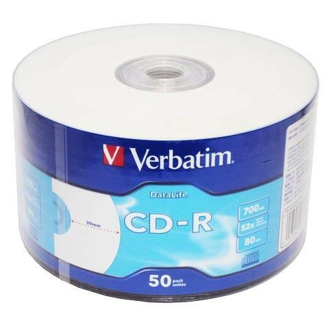 Verbatim CD-R 52x 700MB 50p 43794 wrape