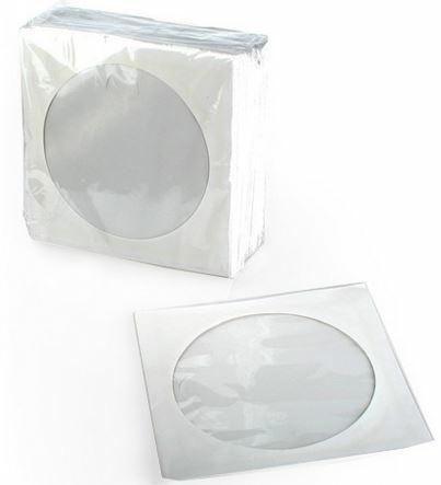 Koperta na CD/DVD. papier. biała 100szt