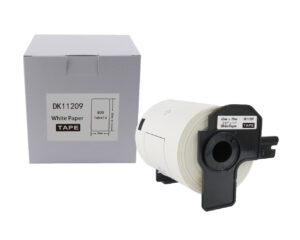 Etykieta BROTHER DK-11209 62mm x 29mm 800 sztuk na rolce, czarny na białym zamiennik