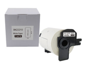 Etykieta BROTHER DK-22210 29mm x 30,48m czarny na białym zamiennik