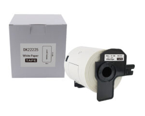 Etykieta BROTHER DK-22225 38mm x 30,48m czarny na białym zamiennik