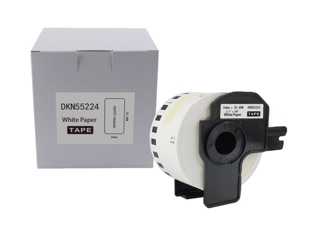 Etykieta BROTHER DK-N55224 54mm x 30,48m czarny na białym zamiennik