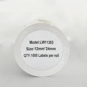 Etykieta DYMO LW 11353 13mm x 25mm 1000s czarny na białym zamiennik S0722530