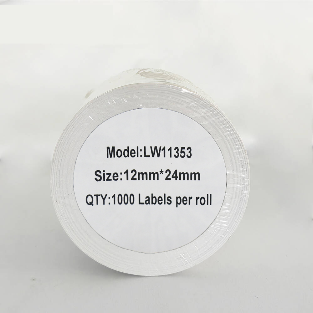Etykieta DYMO LW 11353 13mm x 25mm 1000s czarny na białym zamiennik S0722530