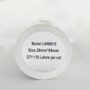 Etykieta DYMO LW 99010 28mm x 89mm 130sz czarny na białym zamiennik S0722370