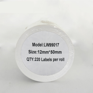 Etykieta DYMO LW 99017 12mm x 50mm 220sz czarny na białym zamiennik S0722460