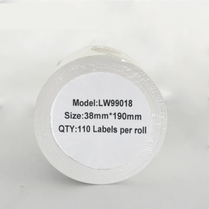 Etykieta DYMO LW 99018 38mm x 190mm 110s czarny na białym zamiennik S0722470