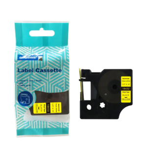 Taśma DYMO D1 18432 12mm x 5.5m S0718450 czarny na żółtym zamiennik