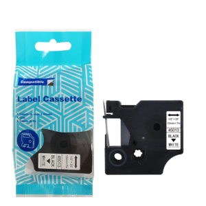 Taśma DYMO D1 45013 12mm x 7m S0720530 czarny na białym zamiennik