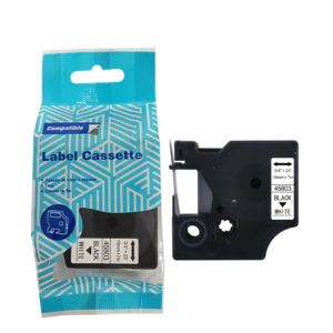 Taśma DYMO D1 45803 19mm x 7m S0720830 czarny na białym zamiennik