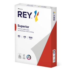 Papier ksero A4 Rey Superior 80g Białość 168 klasa A