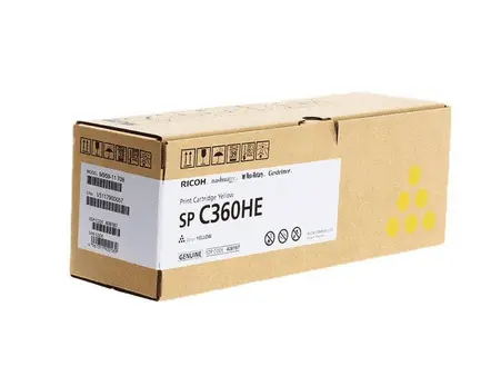 Ricoh Toner SPC360 408187 Yellow 5K