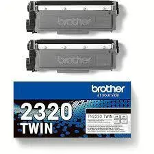Brother Toner TN-2320 TWIN Black 2×2.6K