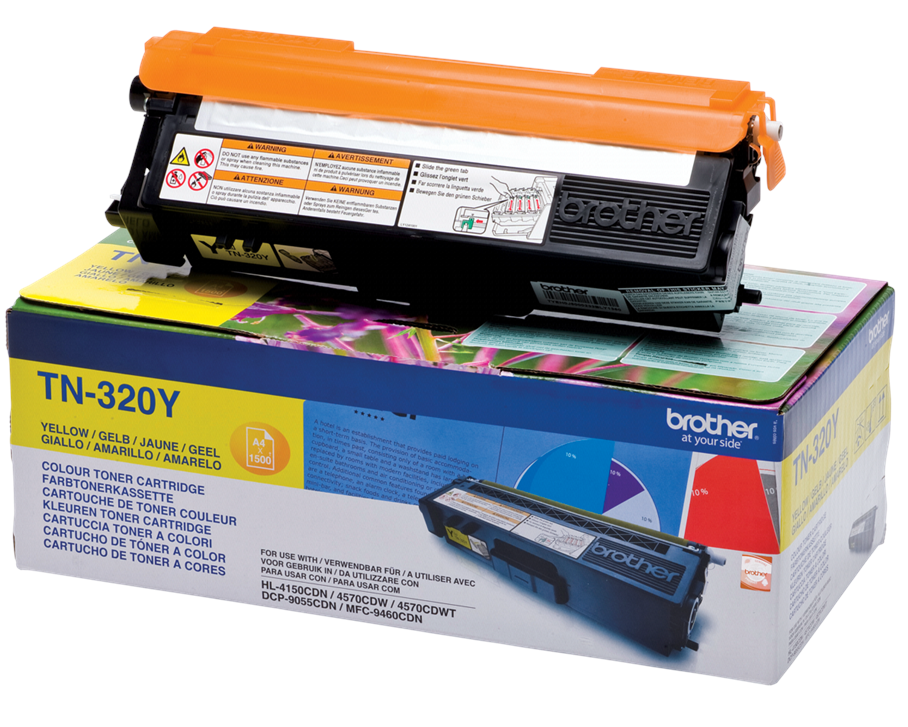 Brother Toner TN-320 Yellow 1.5K
