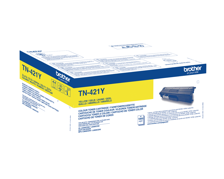 Brother Toner TN-421Y Yellow 1.8K