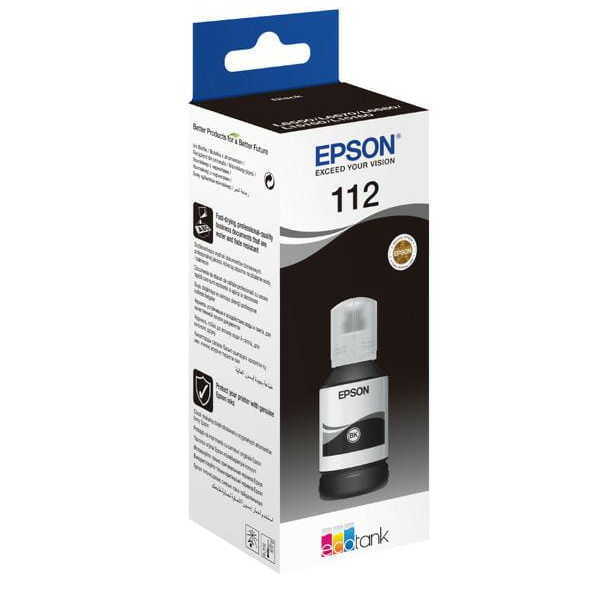Epson Tusz 112 EcoTank Black 127ml 7500str