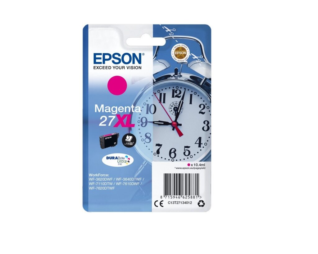 Epson Tusz WF3620 T2713 XL Magenta 10.4 ml  27XL