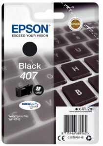 Epson Tusz WF-4745 C13T07U140 Bk 407XL 2600 stron  41.2 ml