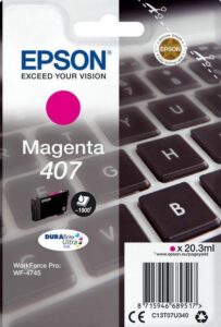 Epson Tusz WF-4745 C13T07U340 Mag. 407XL 1900 stron  20.3ml