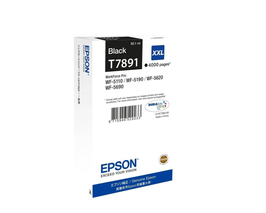 Epson Tusz WF5110 T7891XXL Black 61.5ml