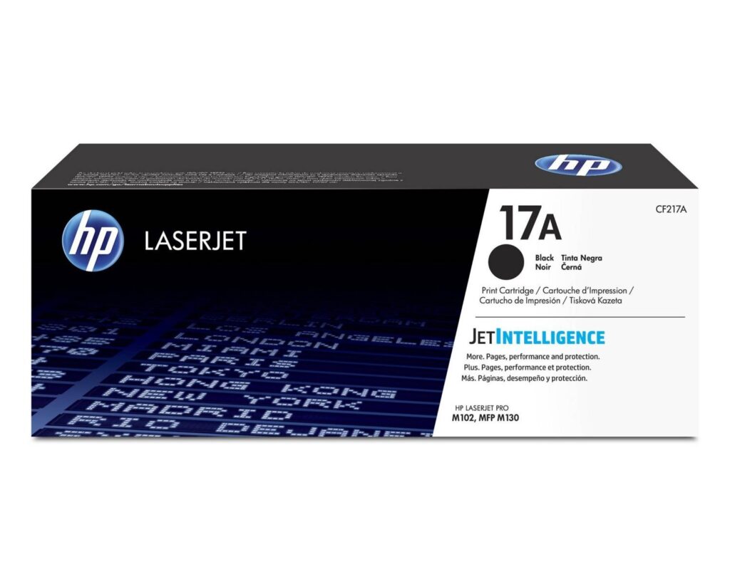 HP Toner nr 17A CF217A Black 1.6K