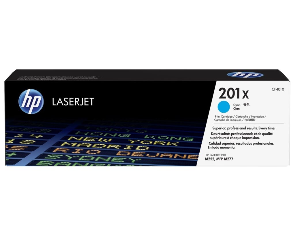 HP Toner nr 201X CF401X Cyan 2.3K