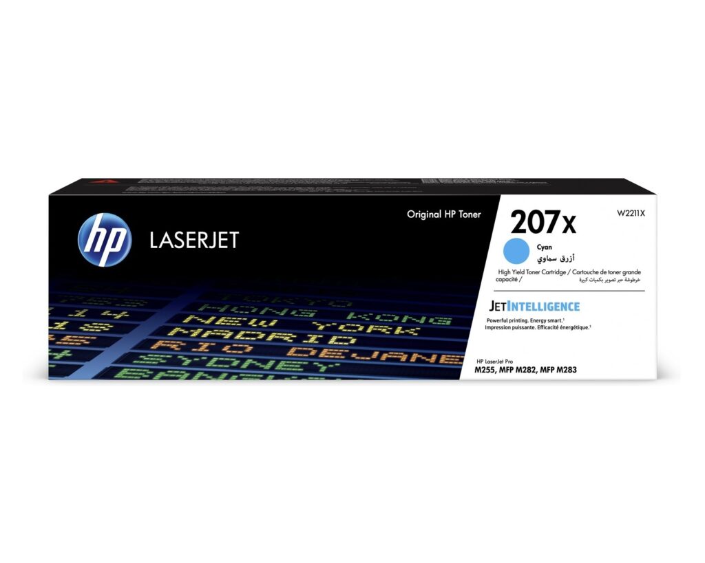 HP Toner nr 207X W2211X Cyan 2.4K