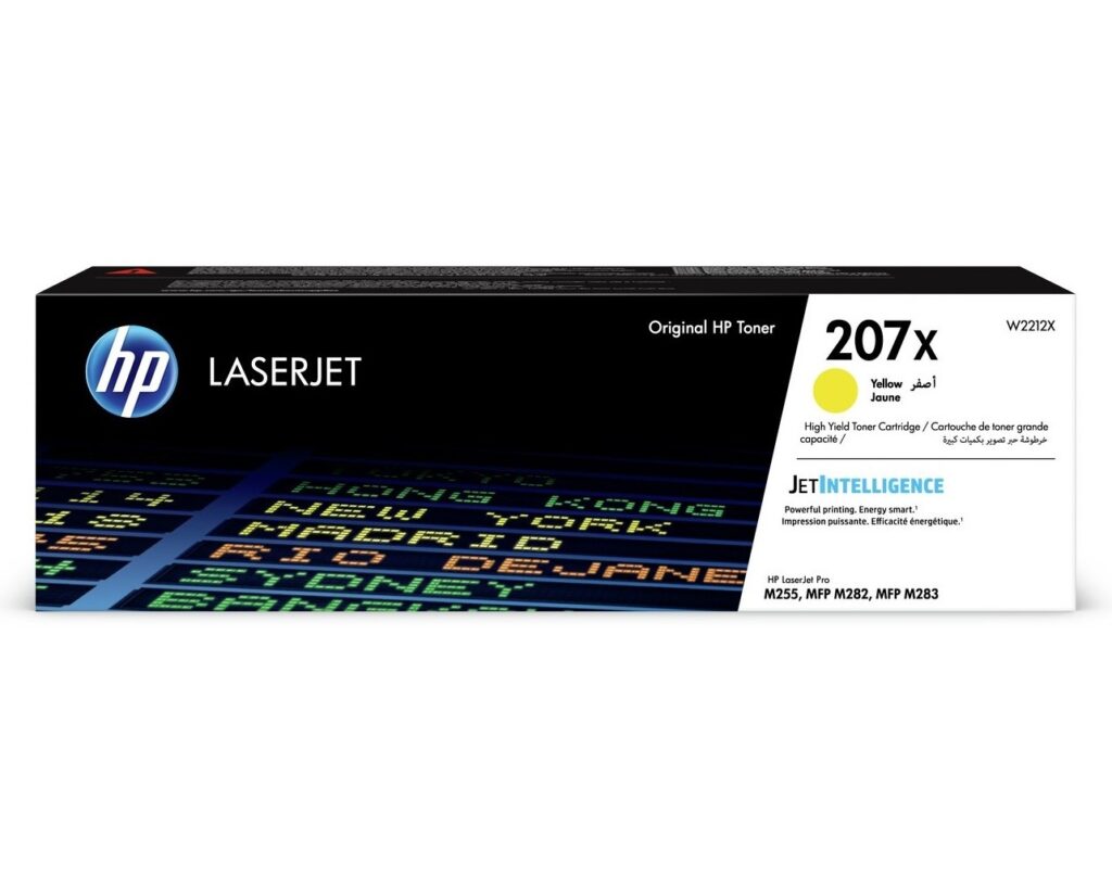 HP Toner nr 207X W2212X Yellow 2.4K