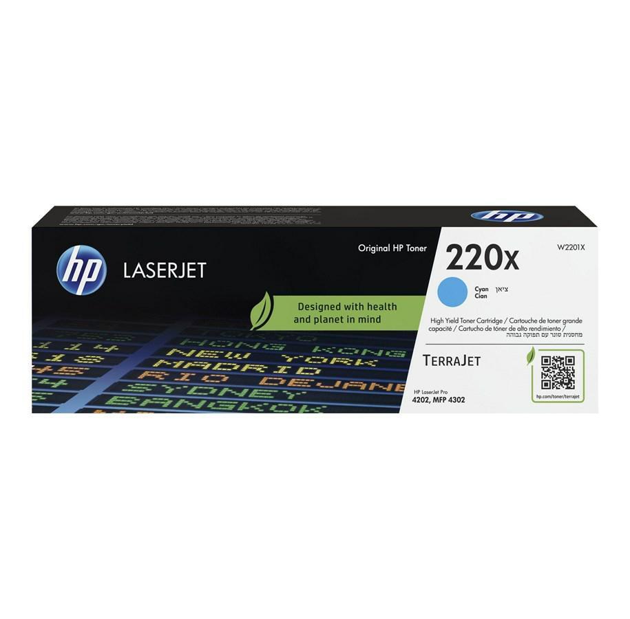 HP Toner nr 220X W2201X  Cyan 5.5K