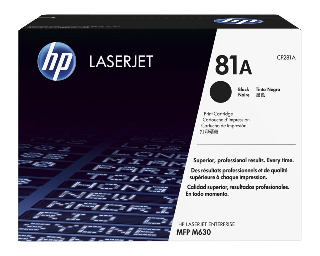 HP Toner nr 81A CF281A Black 10.5K