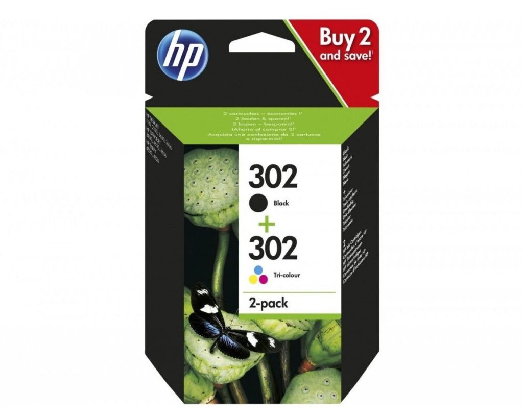 HP Tusz nr 302 X4D37AE black/tri-colour