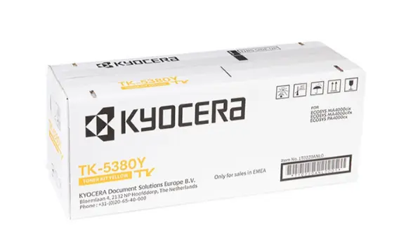 Kyocera Toner TK-5380Y 10K Yellow 1T02Z0ANL0