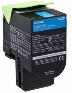 Lexmark Toner 70C20C0 Cyan 1K