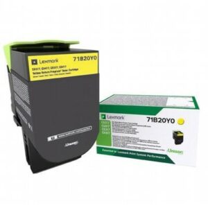 Lexmark Toner 71B20Y0 Yellow 2.3K
