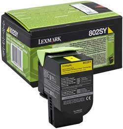 Lexmark Toner 80C2SY0 Yellow 2K