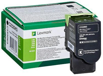 Lexmark Toner C2320K0 Black 1K