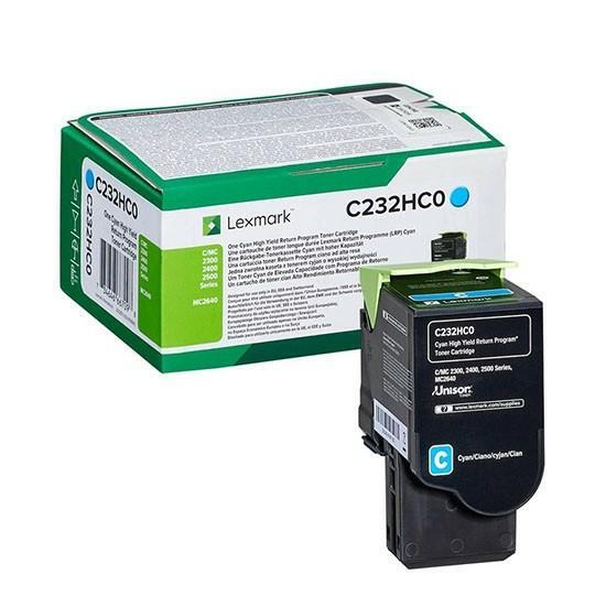 Lexmark Toner C232HC0 Cyan 2.3K